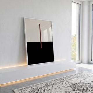 Quadro Decorativo Vórtice Abstrato: Obras de Emoção em ambiente decorado - quadros decorativos para sala