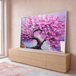 Quadro Decorativo Primavera Mística: Renove Seu Espaço em ambiente decorado - quadros decorativos para sala