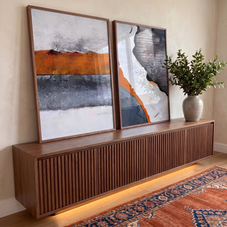 Quadro Decorativo Energia Vibrante: Revitalize seu Espaço em ambiente decorado - quadros decorativos para sala