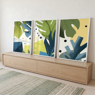 Quadro Decorativo Geometria Natural em ambiente decorado - quadros decorativos para sala
