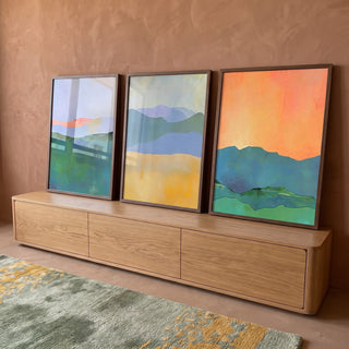 Quadro Decorativo Majestosas Montanhas - Inspire-se na Natureza em ambiente decorado - quadros decorativos para sala
