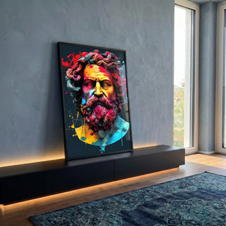 Quadro Decorativo Mitologia Grega - Arte Elegante para Transformar Seu Espaço em ambiente decorado - quadros decorativos para sala