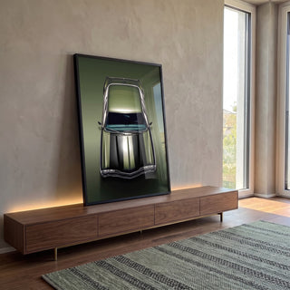 Quadro Decorativo Carro Impala - Estilo e Sofisticação para sua Parede em ambiente decorado - quadros decorativos para sala