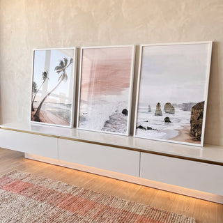 Quadro Decorativo Paraíso Tropical: Reviva Verões Inesquecíveis em ambiente decorado - quadros decorativos para sala