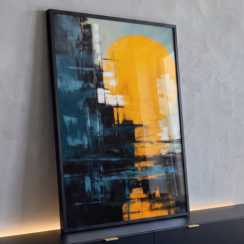 Quadro Decorativo Noite Artística Elegância e Sofisticação para Seu Lar