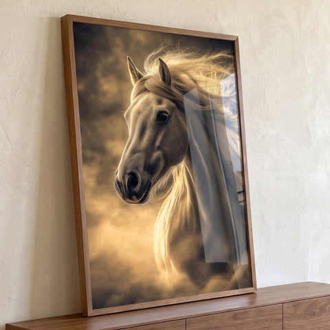 Quadro Decorativo A Fluidez Do Cavalo