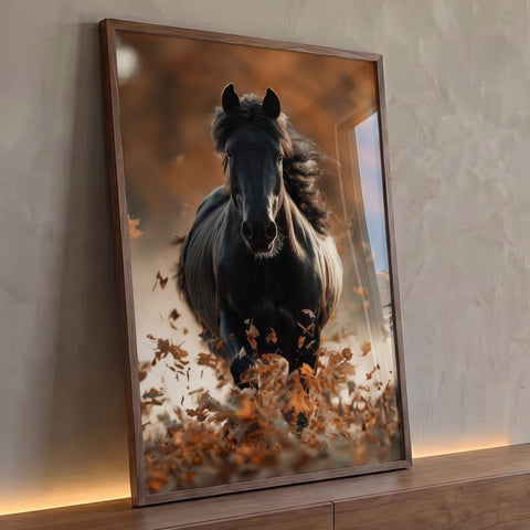 Quadro Decorativo Cavalo em Movimento