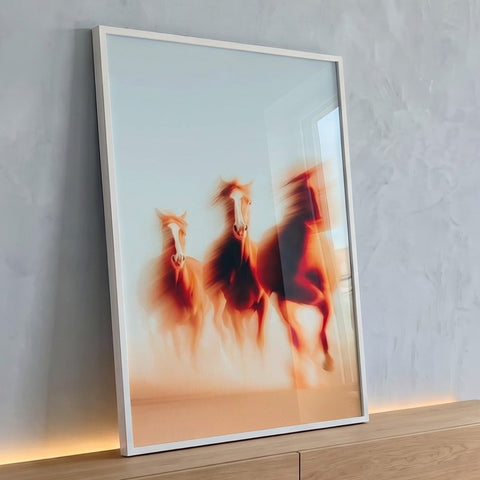Quadro Decorativo Cavalo em Movimento