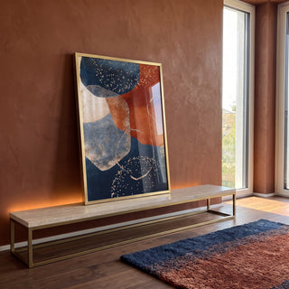 Quadro Decorativo: Explosão de Cores que Inspira em ambiente decorado - quadros decorativos para sala