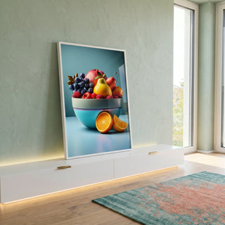 Quadro Decorativo Charme Rústico na Cozinha em ambiente decorado - quadros decorativos para sala