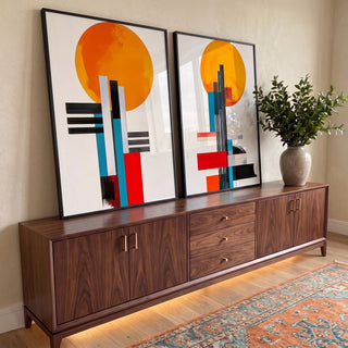 Quadro Decorativo Minimalista - Sofisticação para Seu Ambiente em ambiente decorado - quadros decorativos para sala