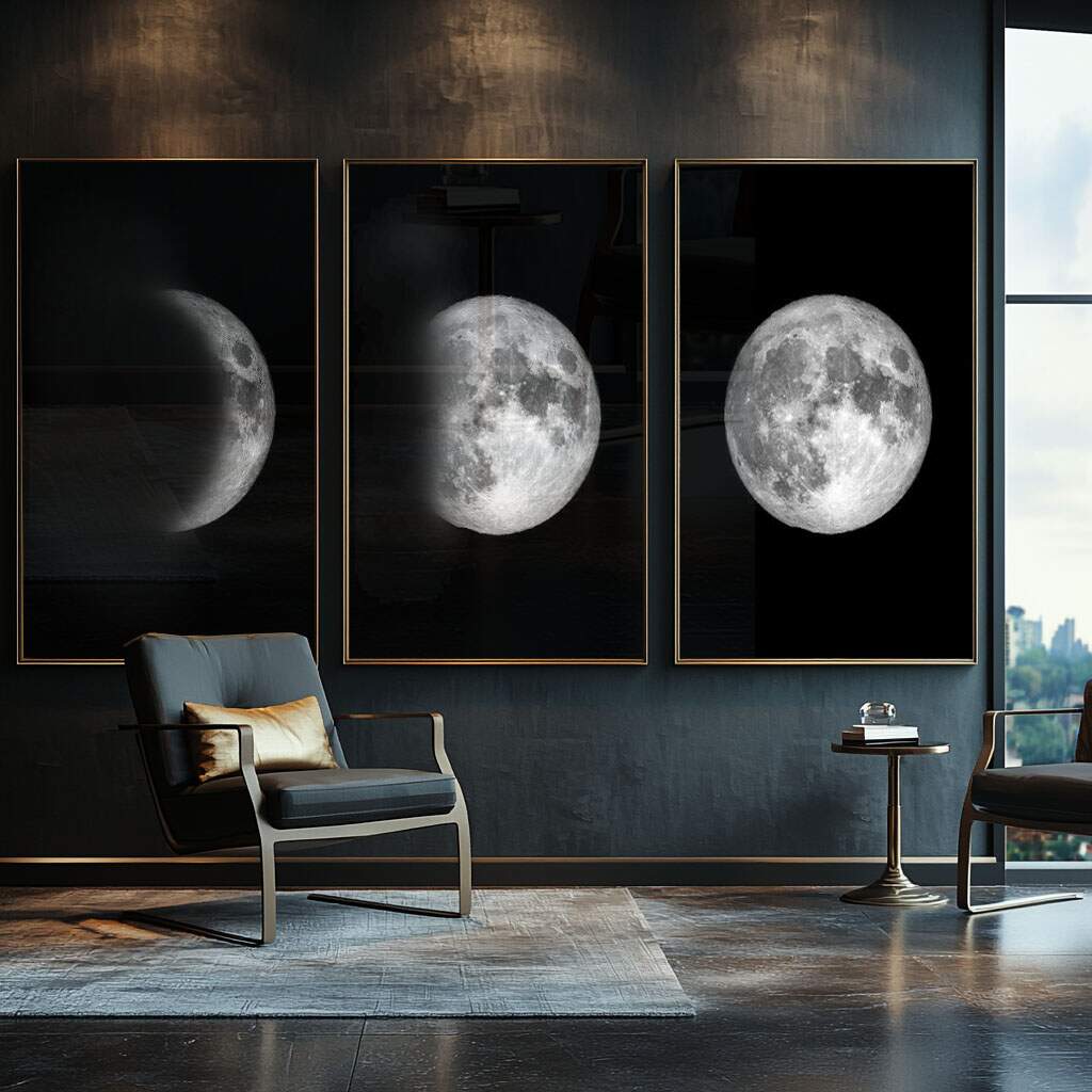 Como escolher o quadro perfeito para ambientes pequenos - design minimalista em preto e branco