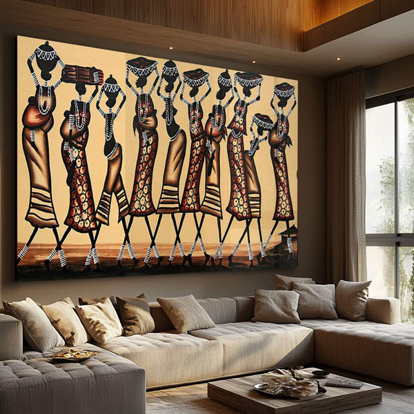quadro decorativo baleia em abstrato etnico design africano