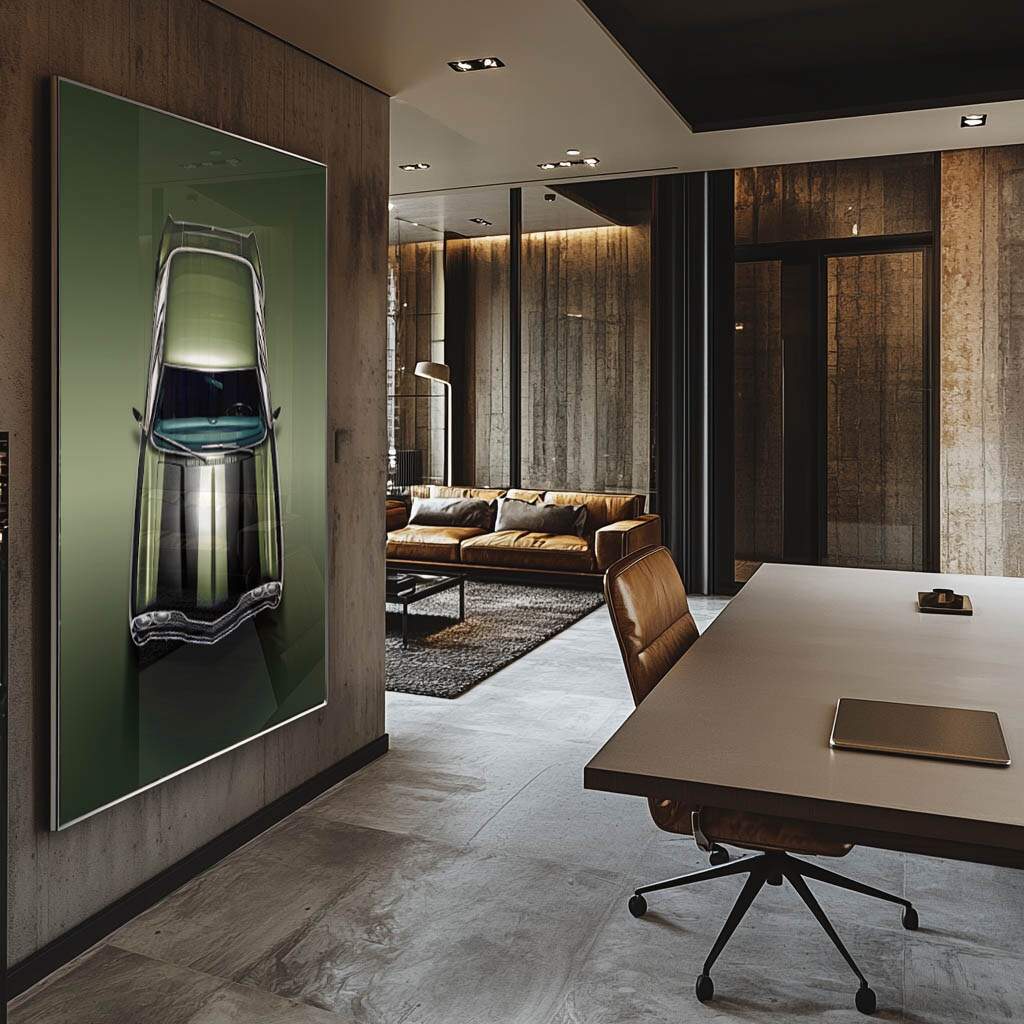 Quadros para área de churrasco em design minimalista contemporâneo