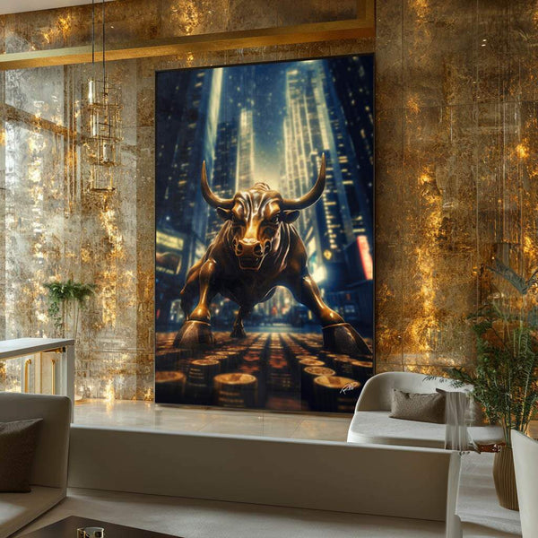Quadros decorativos com vidro protetor em escritório corporativo sofisticado