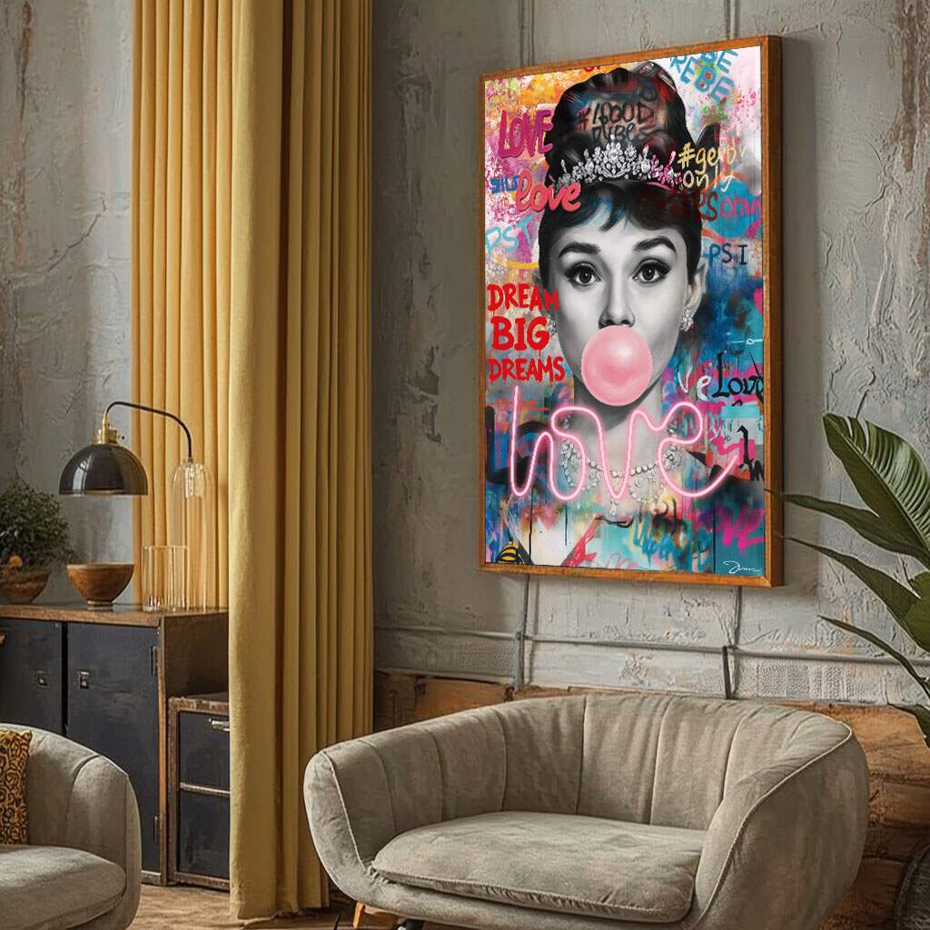 quadro decorativo preto e branco para sala moderna com composição elegante e contraste visual