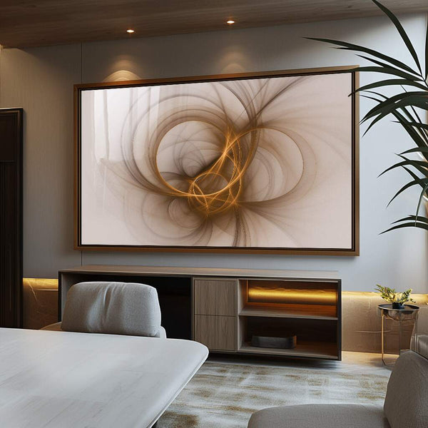 quadros decorativos para bar em abstrato dourado com moldura