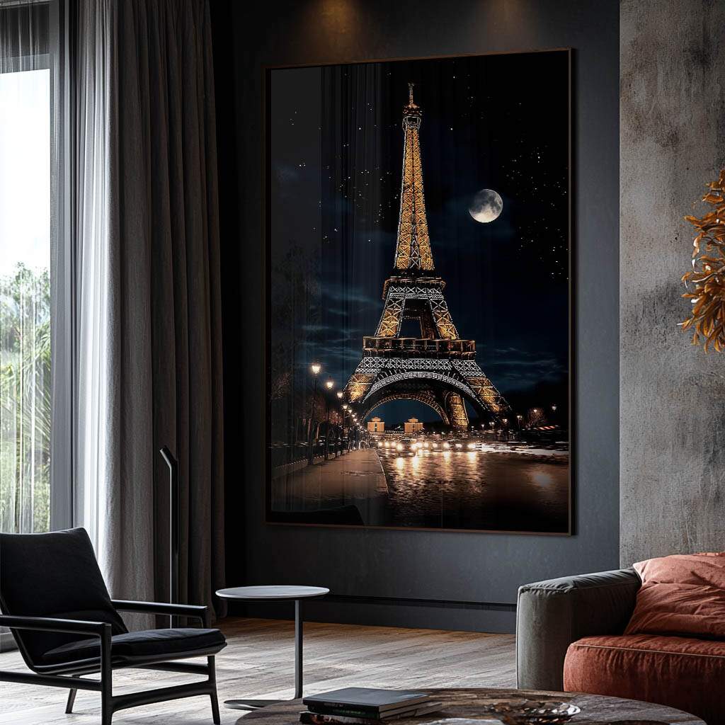 Quadro sob medida Torre Eiffel impressão HP Latex tamanhos personalizáveis