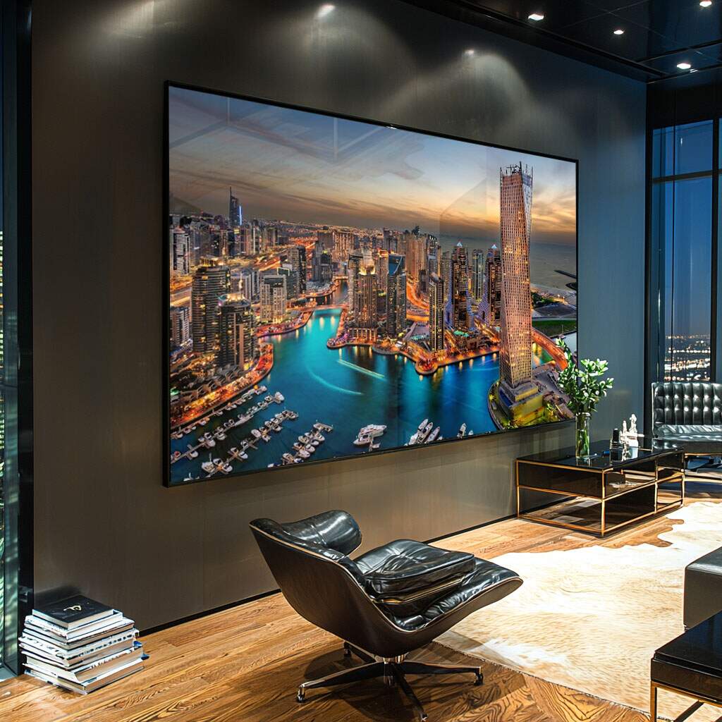 quadros decorativos horizontais com impressão em canvas em diferentes tamanhos