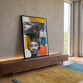 Quadro Decorativo Retratos da Força Feminina em ambiente decorado - quadros decorativos para sala