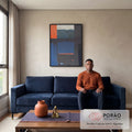 Quadro Decorativo: Explosão de Cores - Transforme seu Espaço em sala de estar moderna - quadros decorativos para sala