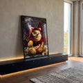 Quadro Decorativo Pooh - Arte Lúdica para Transformar Seu Ambiente em ambiente decorado - quadros decorativos para sala