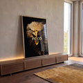 Quadro Decorativo Águia Foco - Elegância e Durabilidade para Sua Casa em ambiente decorado - quadros decorativos para sala