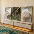 Quadro Decorativo Galeria de Ouro - Transforme Seu Espaço em ambiente decorado - quadros decorativos para sala