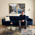 Quadro Decorativo Arrebatador - Essência da Natureza em sala de estar moderna - quadros decorativos para sala