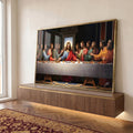 Quadro Decorativo Santa Ceia 4 - Arte Clássica para Sua Decoração em ambiente decorado - quadros decorativos para sala