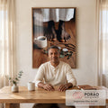 Quadro Decorativo Serenidade e Contemplação em escritorio moderno - quadros decorativos para sala