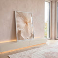Quadro Decorativo Floral Elegante em ambiente decorado - quadros decorativos para sala