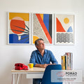 Quadro Decorativo: Explosão de Cores para Inspirar em escritorio moderno - quadros decorativos para sala