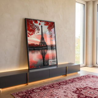 Quadro Decorativo Paris Elegante Estilo em Cada Detalhe em ambiente decorado - quadros decorativos para sala