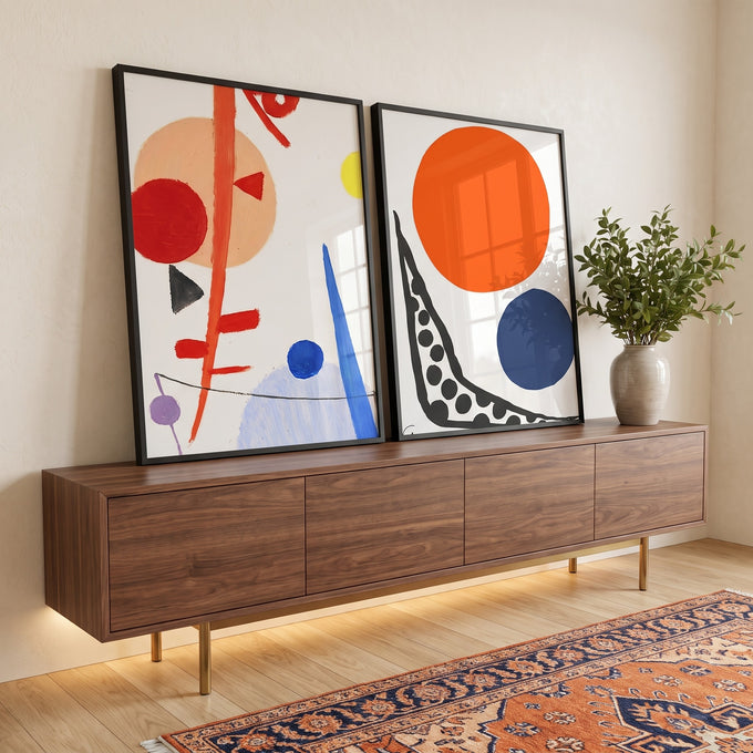 Quadro Decorativo Vibrações Coloridas - Transforme seu Espaço em ambiente decorado - quadros decorativos para sala