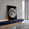 Quadro Decorativo Encanto Lunar da Luz da Lua em ambiente decorado - quadros decorativos para sala
