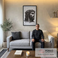 Quadro Decorativo: Inspiração Jesus em Seu Lar em sala de estar moderna - quadros decorativos para sala