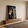 Quadro Decorativo Cavalo Majestoso em ambiente decorado - quadros decorativos para sala