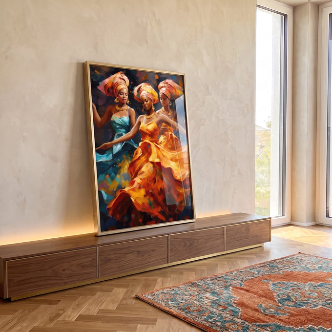 Quadro Decorativo Consciência Negra 07 - Estilo e Sofisticação para sua Decoração em ambiente decorado - quadros decorativos para sala