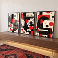 Quadro Decorativo Minimalista Moderno em ambiente decorado - quadros decorativos para sala