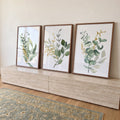 Quadro Decorativo Folhas de Eucalipto: Inspire-se na Natureza em ambiente decorado - quadros decorativos para sala