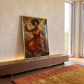 Quadro Decorativo Orixá Iansã: Vento e Coragem em ambiente decorado - quadros decorativos para sala