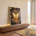 Quadro Decorativo Transformação Mágica da Natureza em ambiente decorado - quadros decorativos para sala