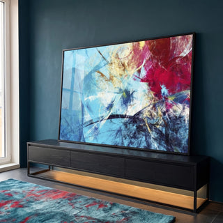 Quadro Decorativo: Explosão Geométrica - Transforme Seu Espaço em ambiente decorado - quadros decorativos para sala