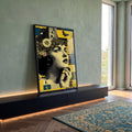 Quadro Decorativo Reflexos da Alma Feminina em ambiente decorado - quadros decorativos para sala