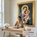Quadro Decorativo Amor Eterno e Sofisticado em escritorio moderno - quadros decorativos para sala
