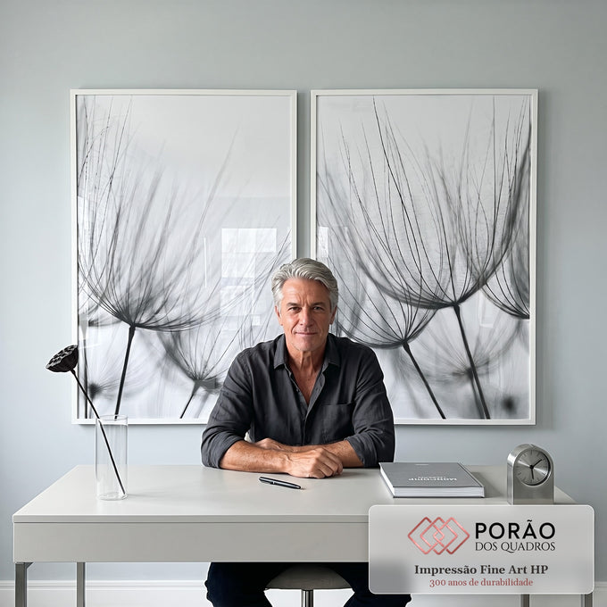 Quadro Decorativo Sinfonia da Natureza: Inspire-se! em escritorio moderno - quadros decorativos para sala
