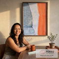 Quadro Decorativo Abstração Vibrante: Energia Pura em Cores em escritorio moderno - quadros decorativos para sala