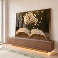 Quadro Decorativo: Livro e Árvore da Vida em ambiente decorado - quadros decorativos para sala