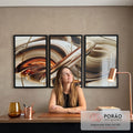 Quadro Decorativo Encanto Celestial: Estrelas que Falam em escritorio moderno - quadros decorativos para sala
